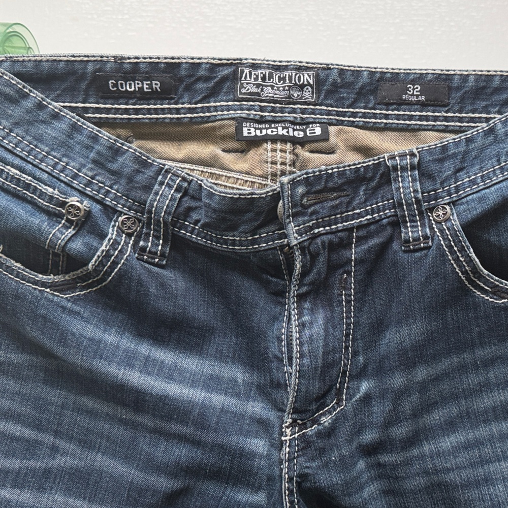 Affliction Blue Bootcut Jeans